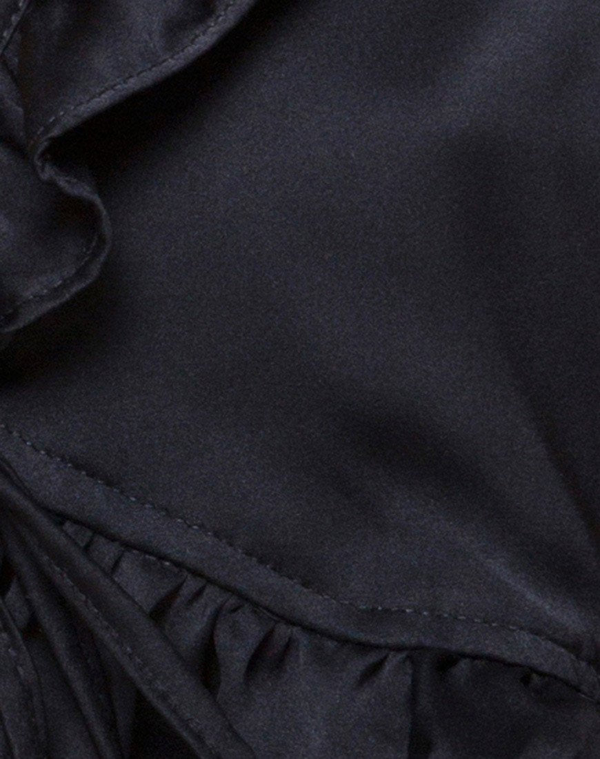 Image de Chisa Top en satin noir