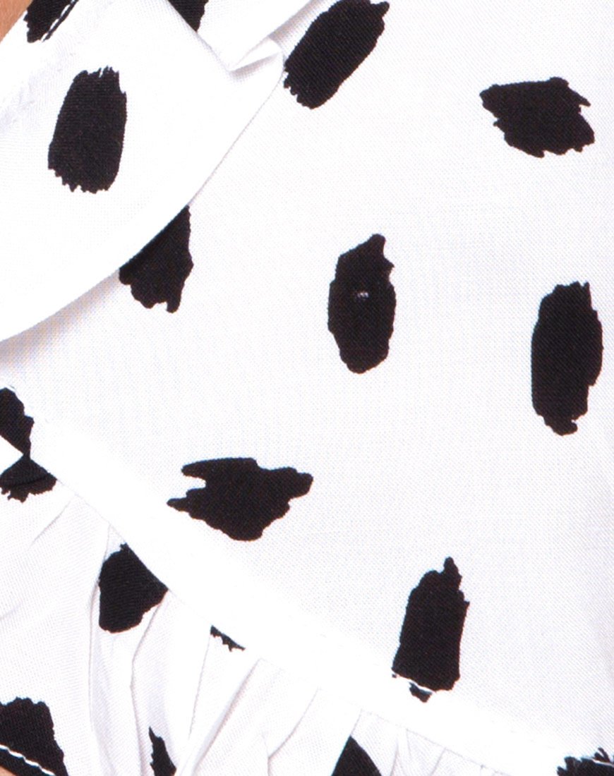 Image de Chisa Top in Diana Dot White