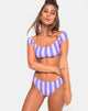 Image de Claudia Bikini Top in Fairground Stripe
