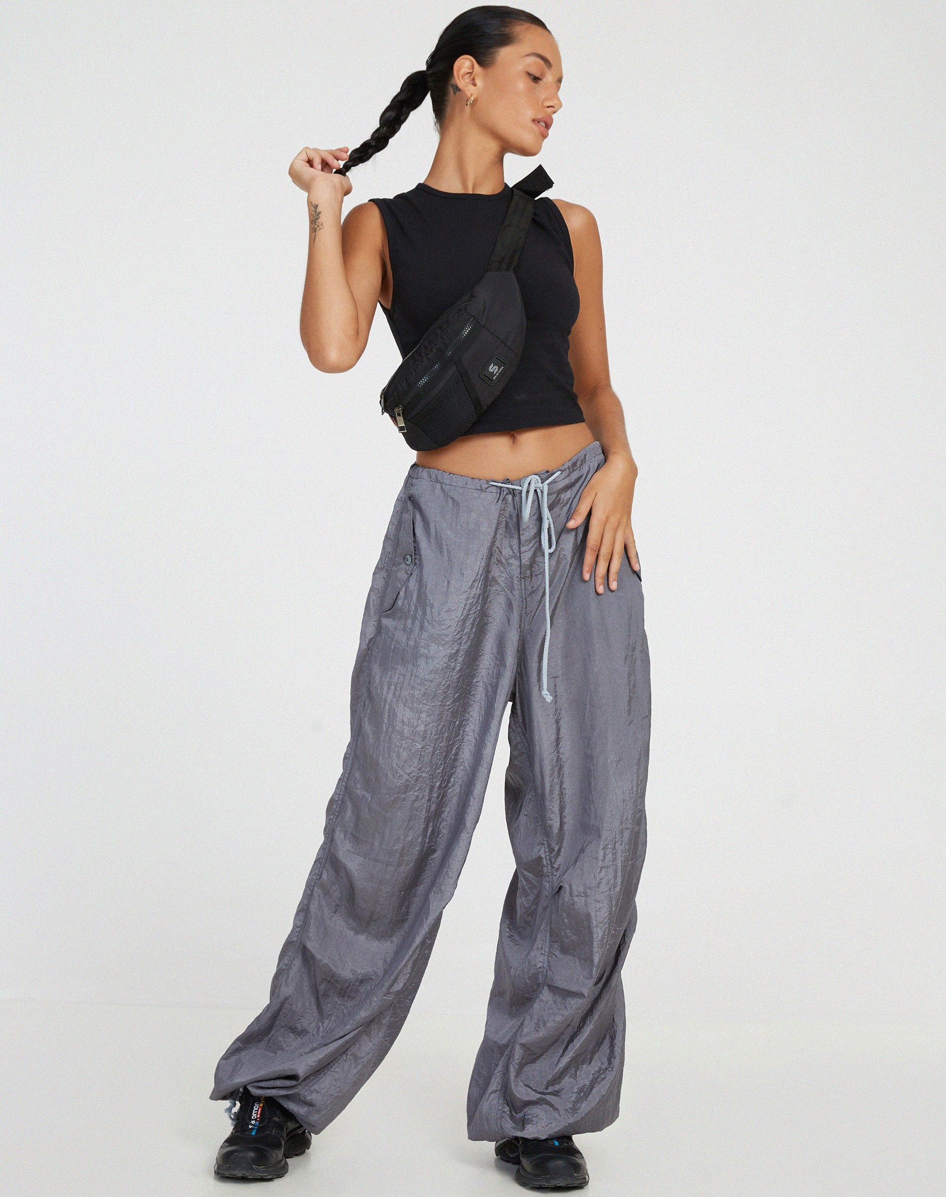Image du pantalon Chute en Parachute Cool Grey