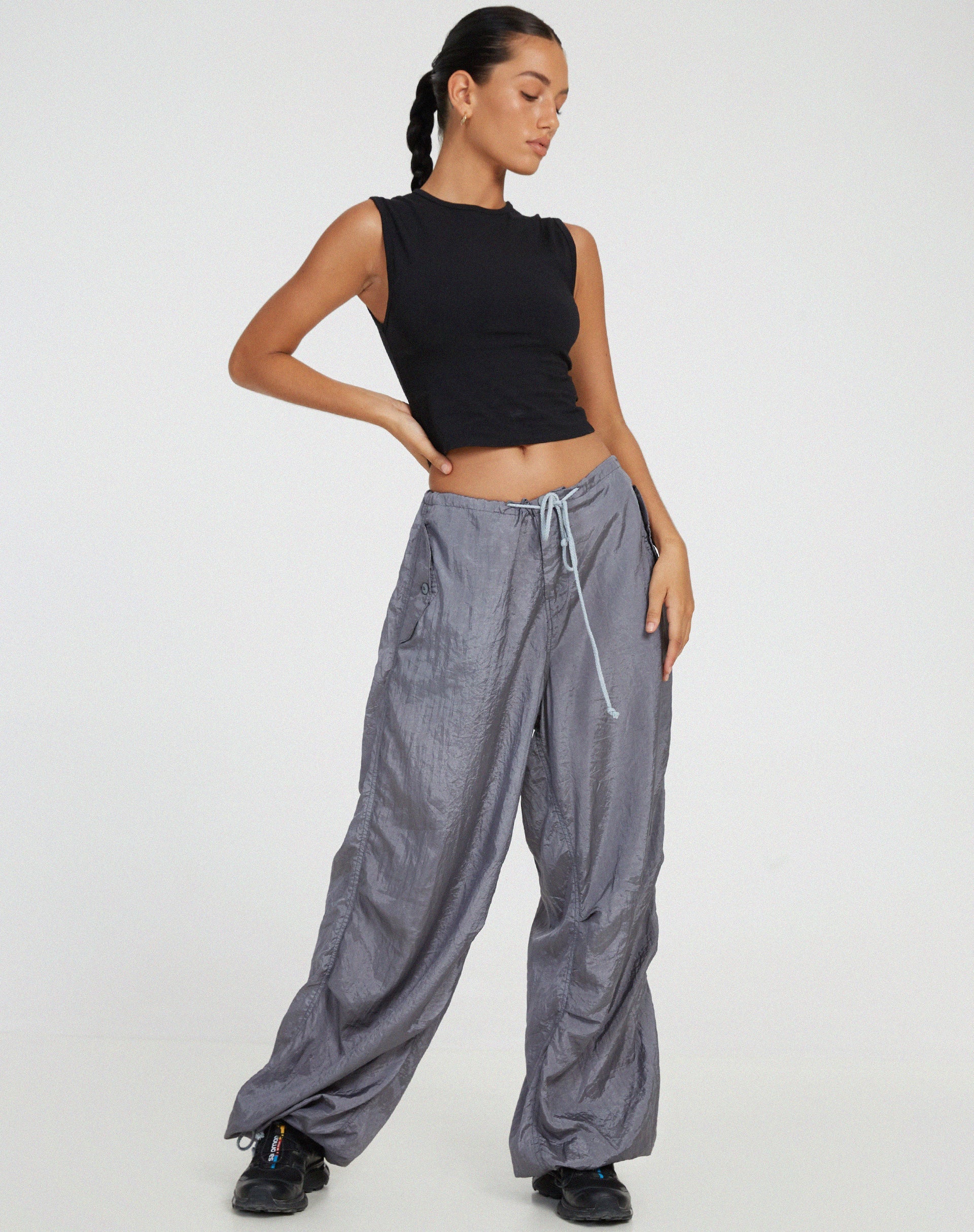 Image du pantalon Chute en Parachute Cool Grey