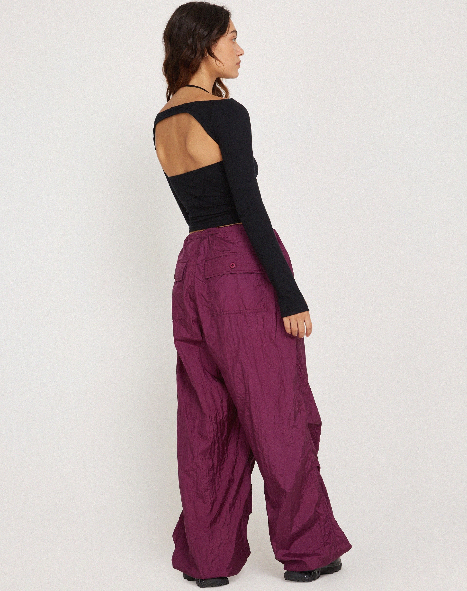 Image du pantalon Chute en violet profond