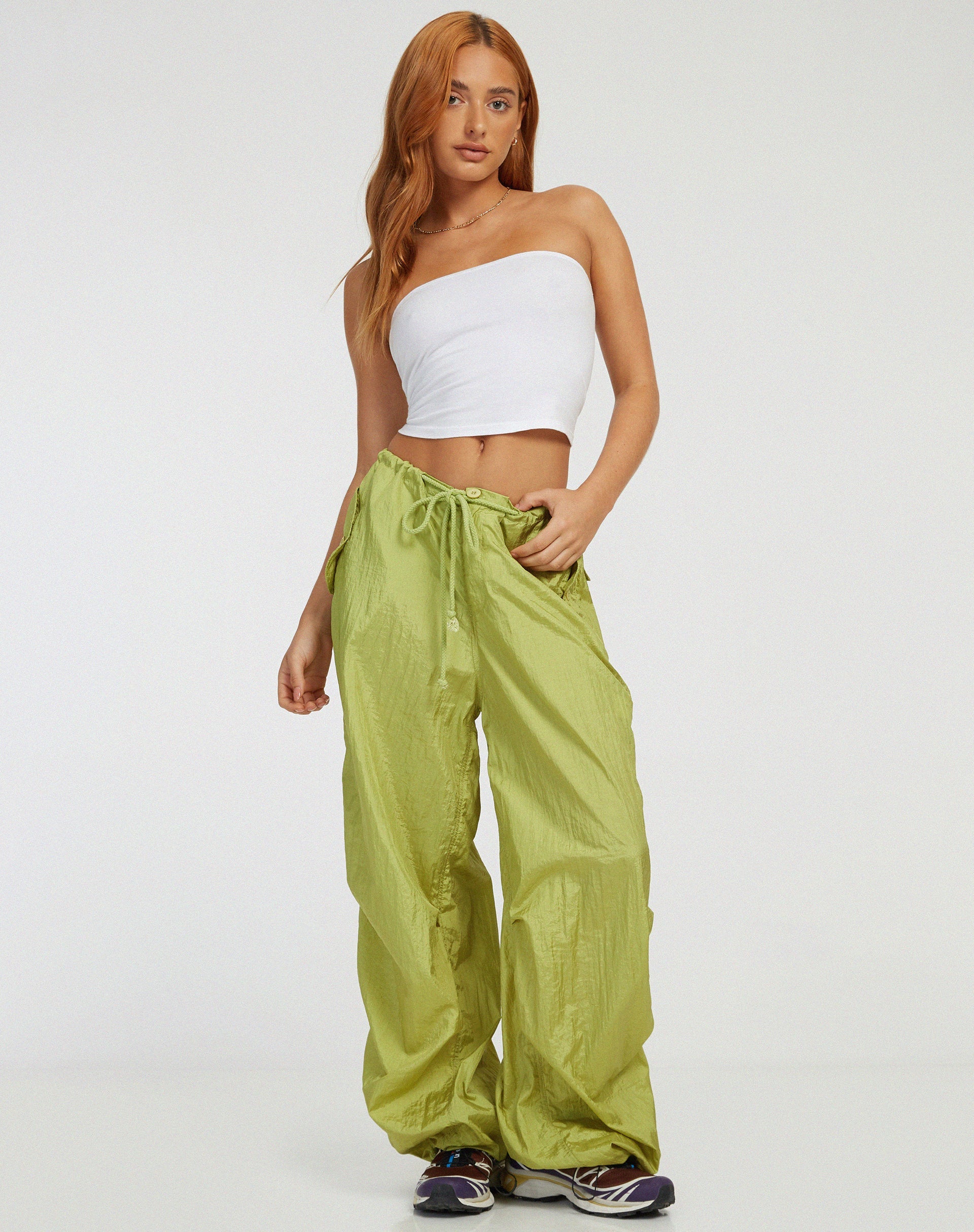 Image du pantalon Chute en vert poire