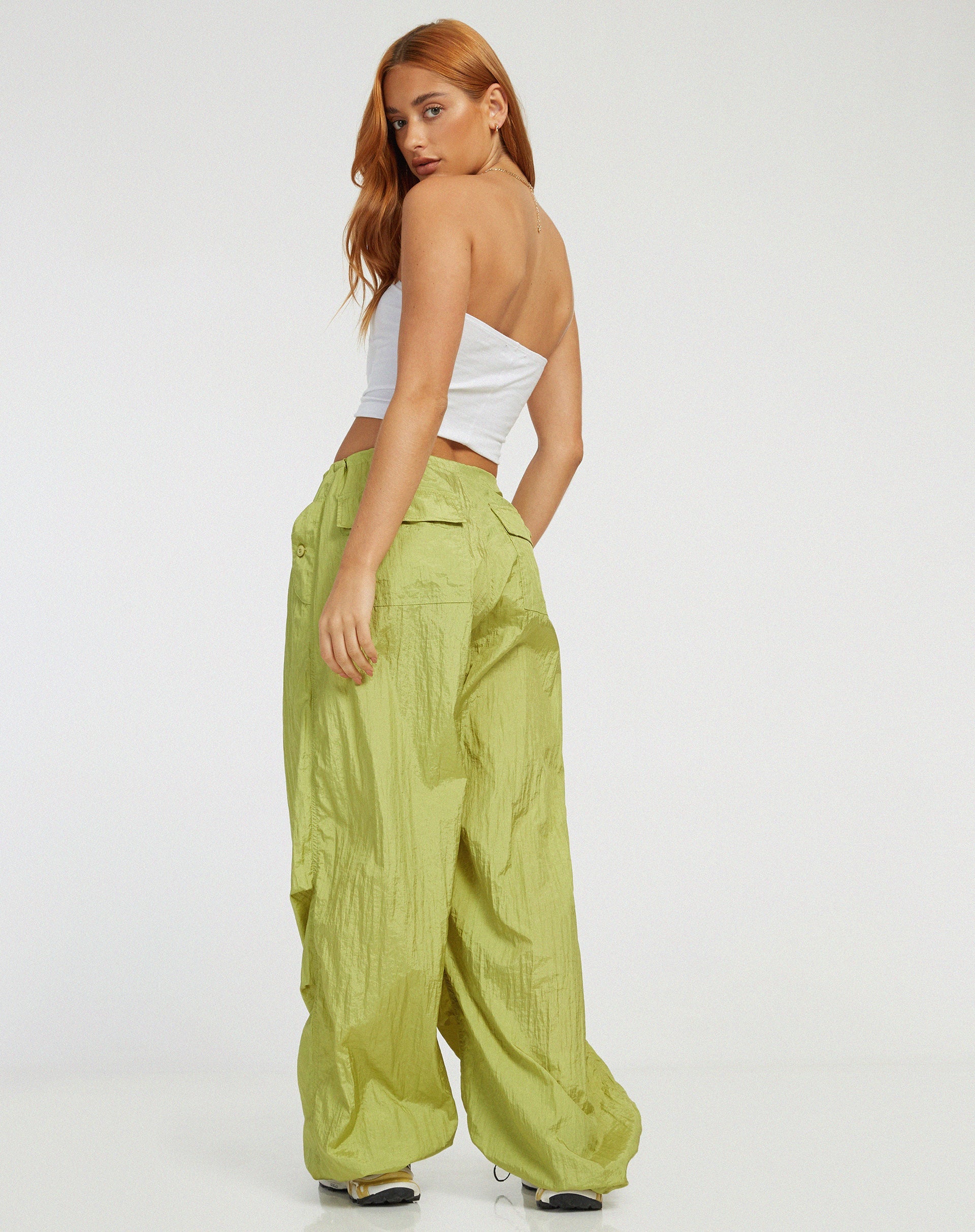 Image du pantalon Chute en vert poire