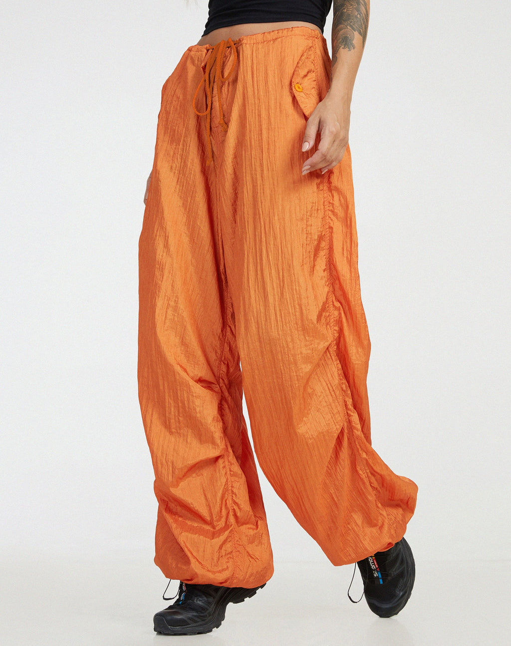 Pantalon Chute en parachute Pumpkin Orange