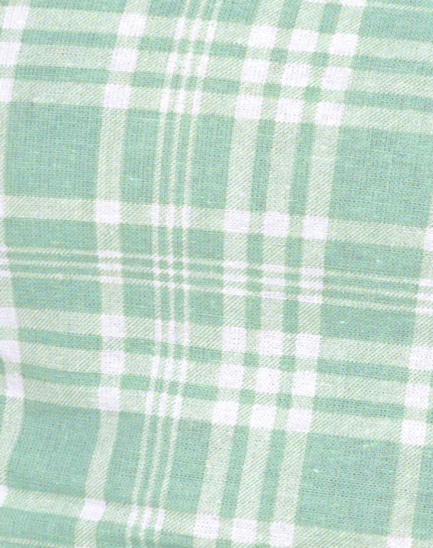 Image de Cindy Crop Top en nappe Neo Mint