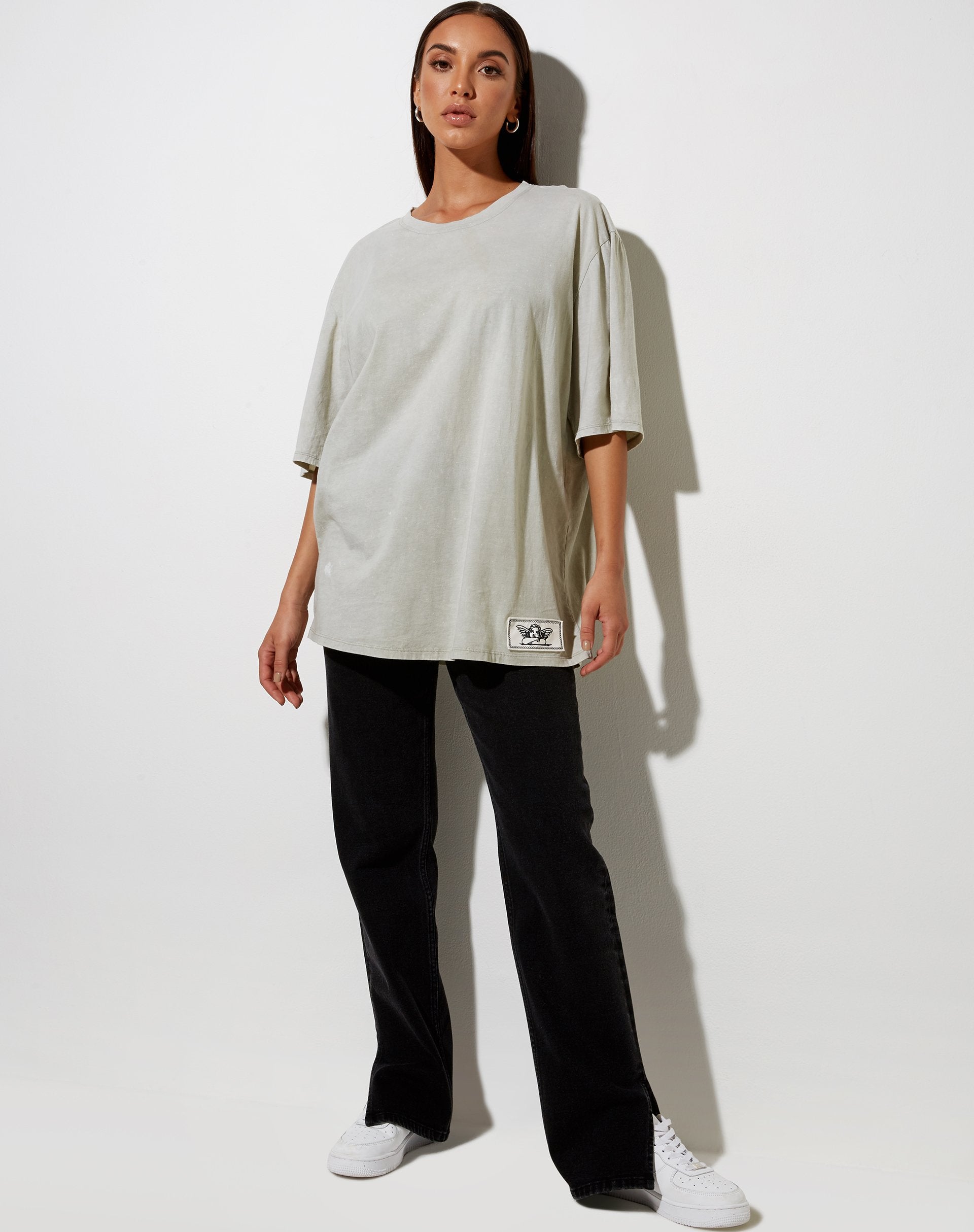 Image de Cocoon Tee in Ecru Angelo Label Embro