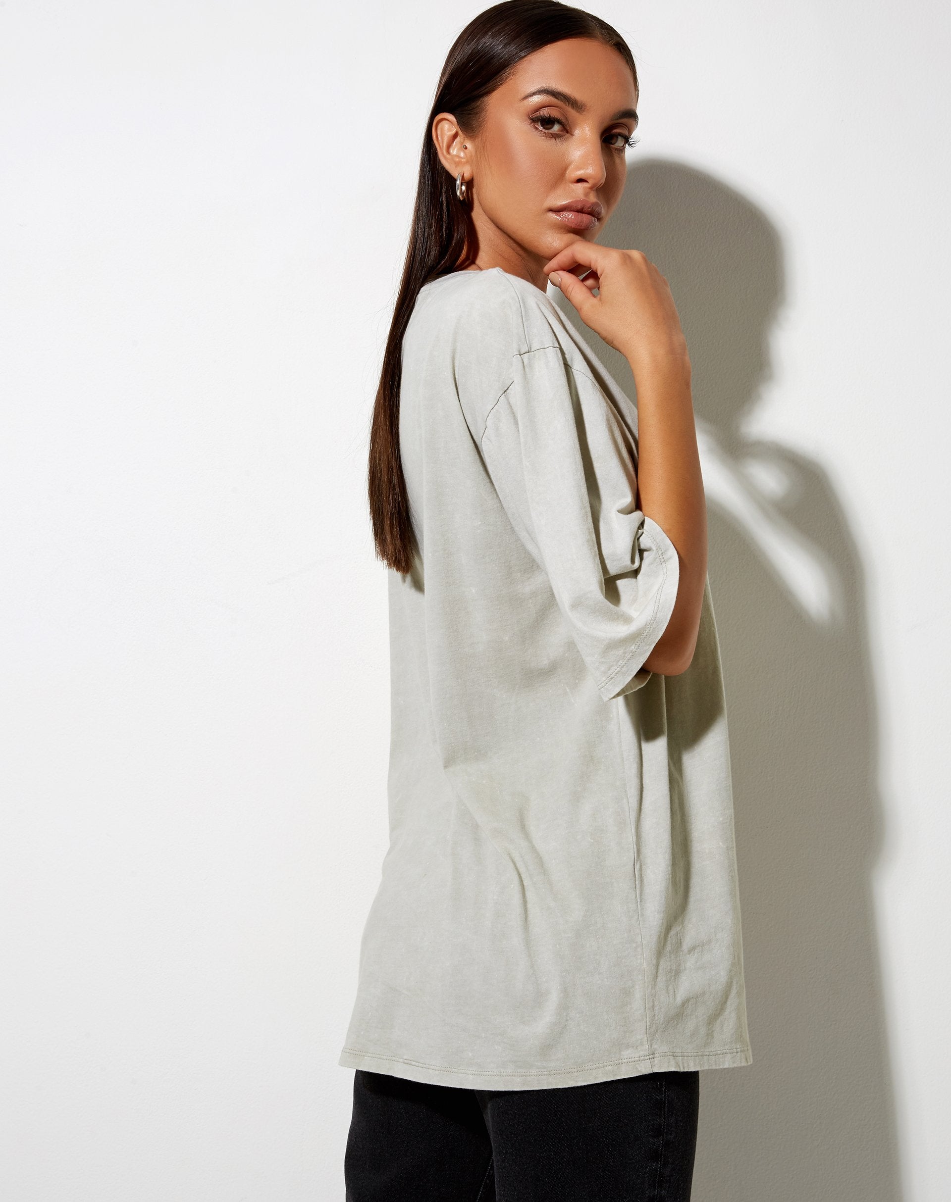 Image de Cocoon Tee in Ecru Angelo Label Embro