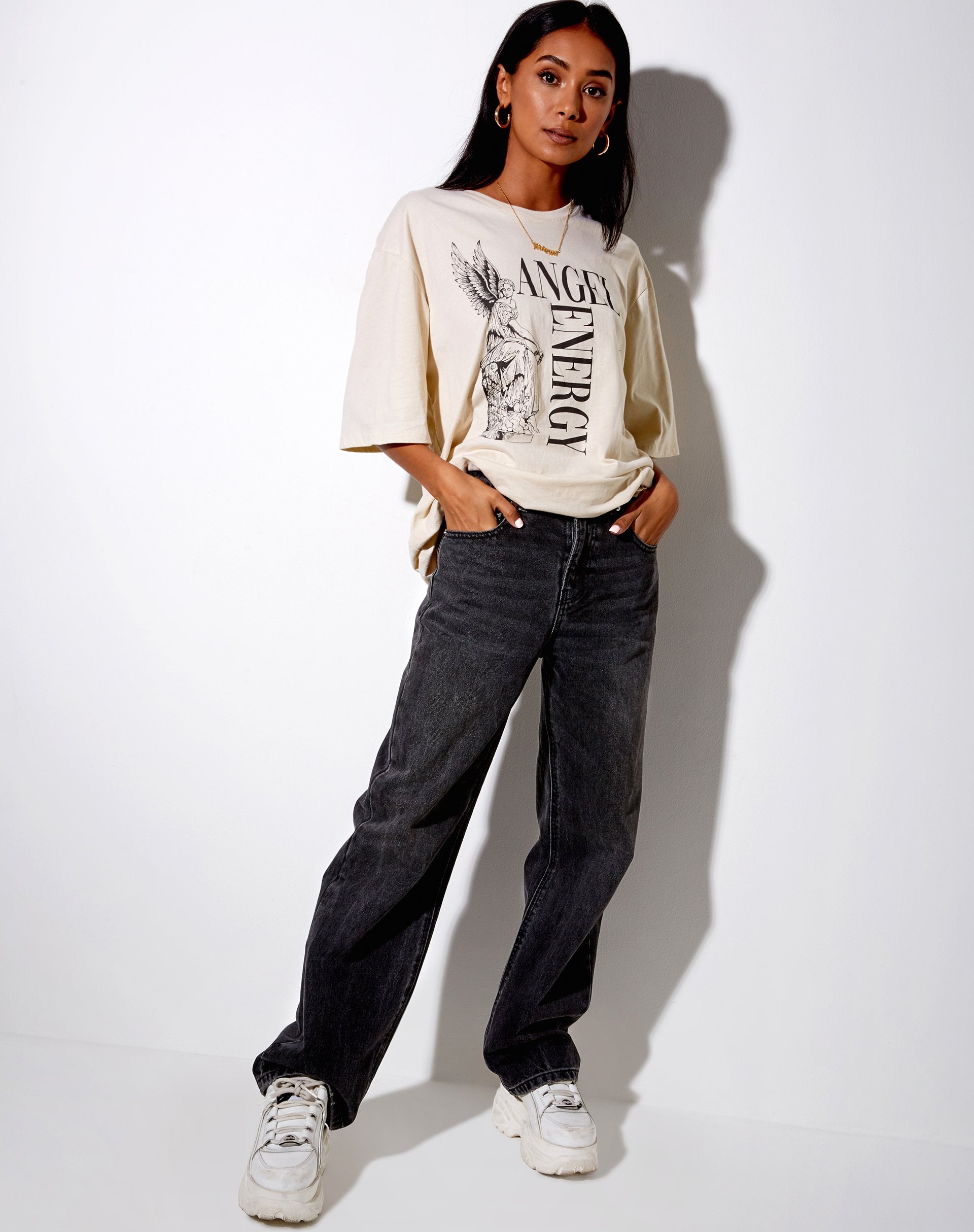 Image de Cocoon Tee in Stone Angel Energy