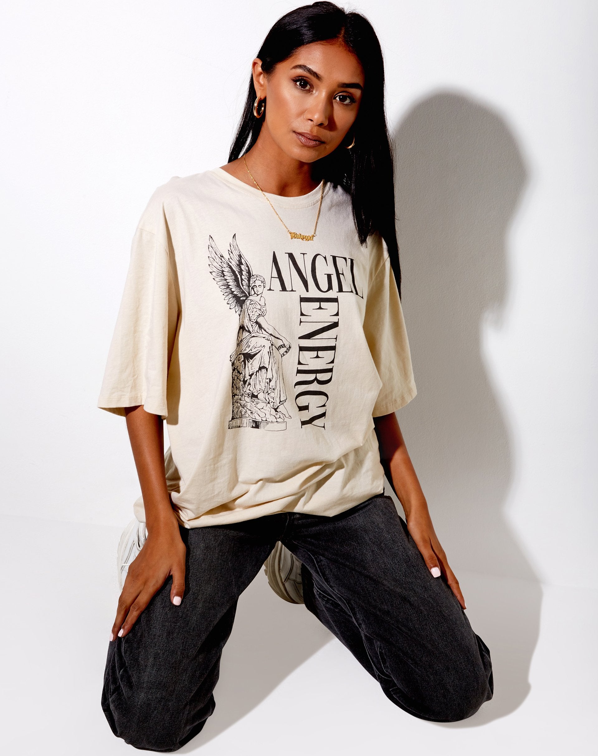 Image de Cocoon Tee in Stone Angel Energy