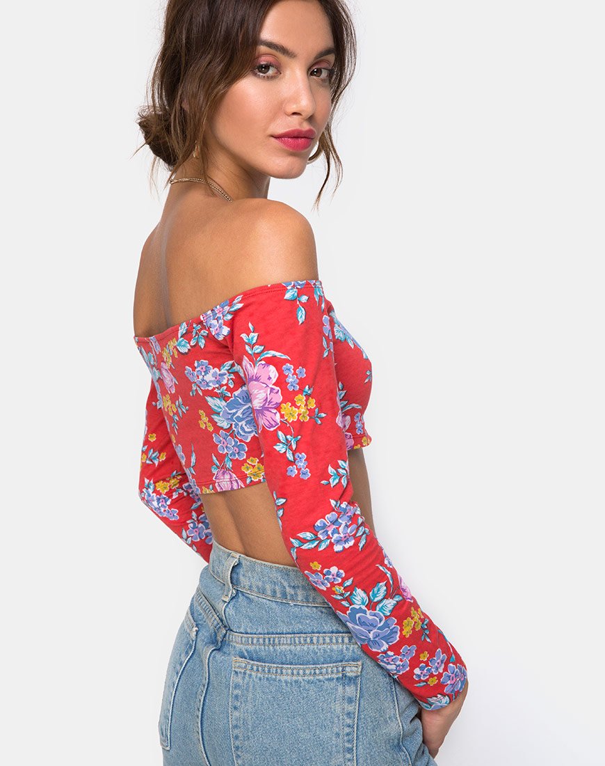 Image de Coga Crop Top in Vintage Fleur