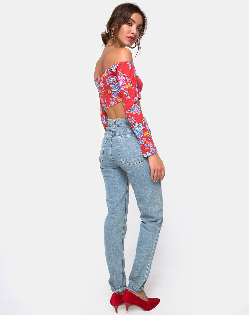 Image de Coga Crop Top in Vintage Fleur