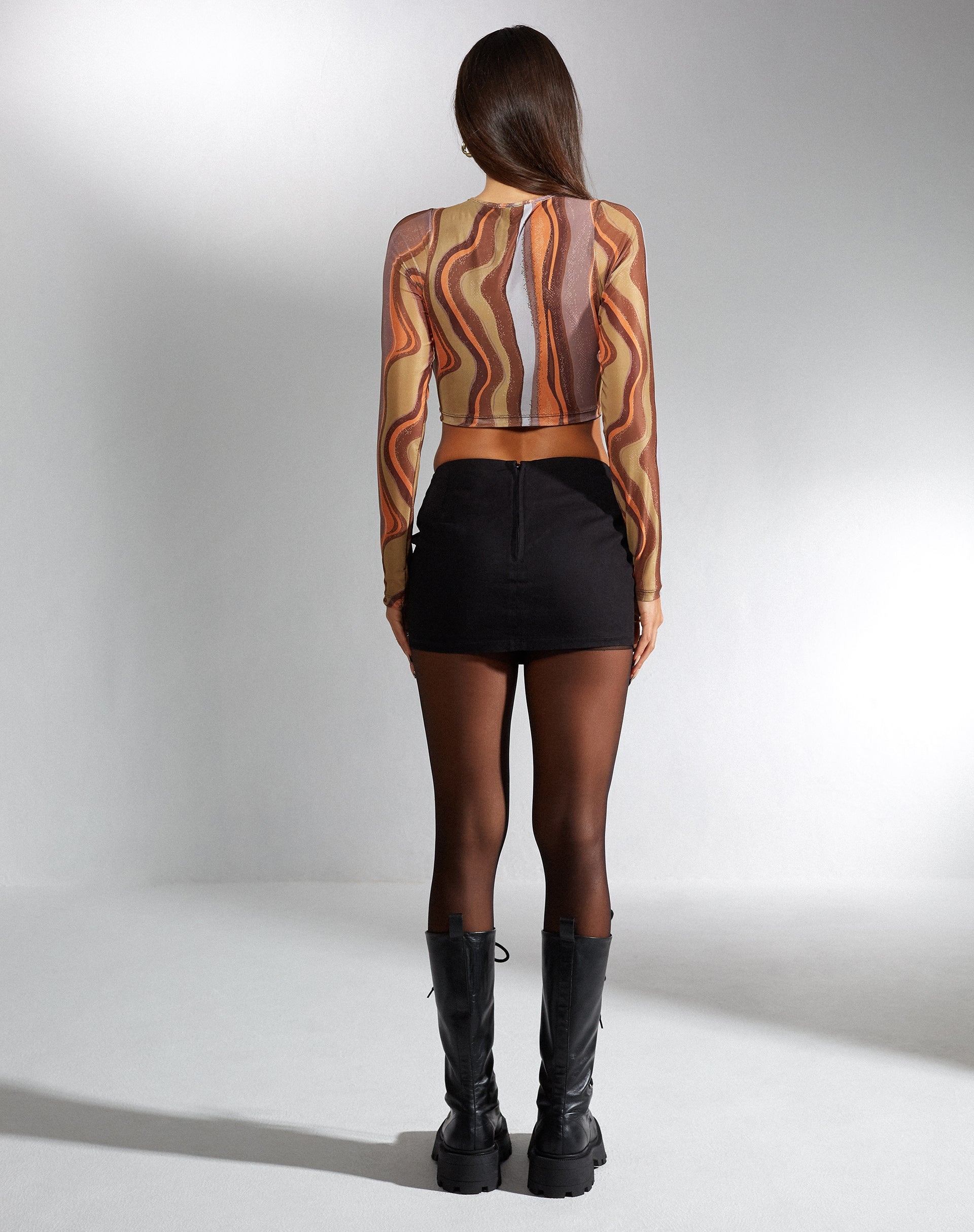 Image de MOTEL X IRIS Cora Crop Top in Earthy Gradient