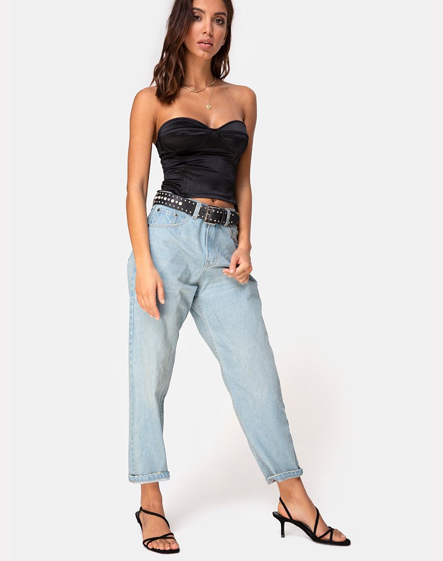 Image de Corala Corset Top in Black