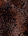 Marron guépard dégradé avec dentelle