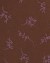Flocage de tiges de fleurs marron