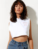 Image de Crodie Hoodie en blanc Pearl Sand Embro