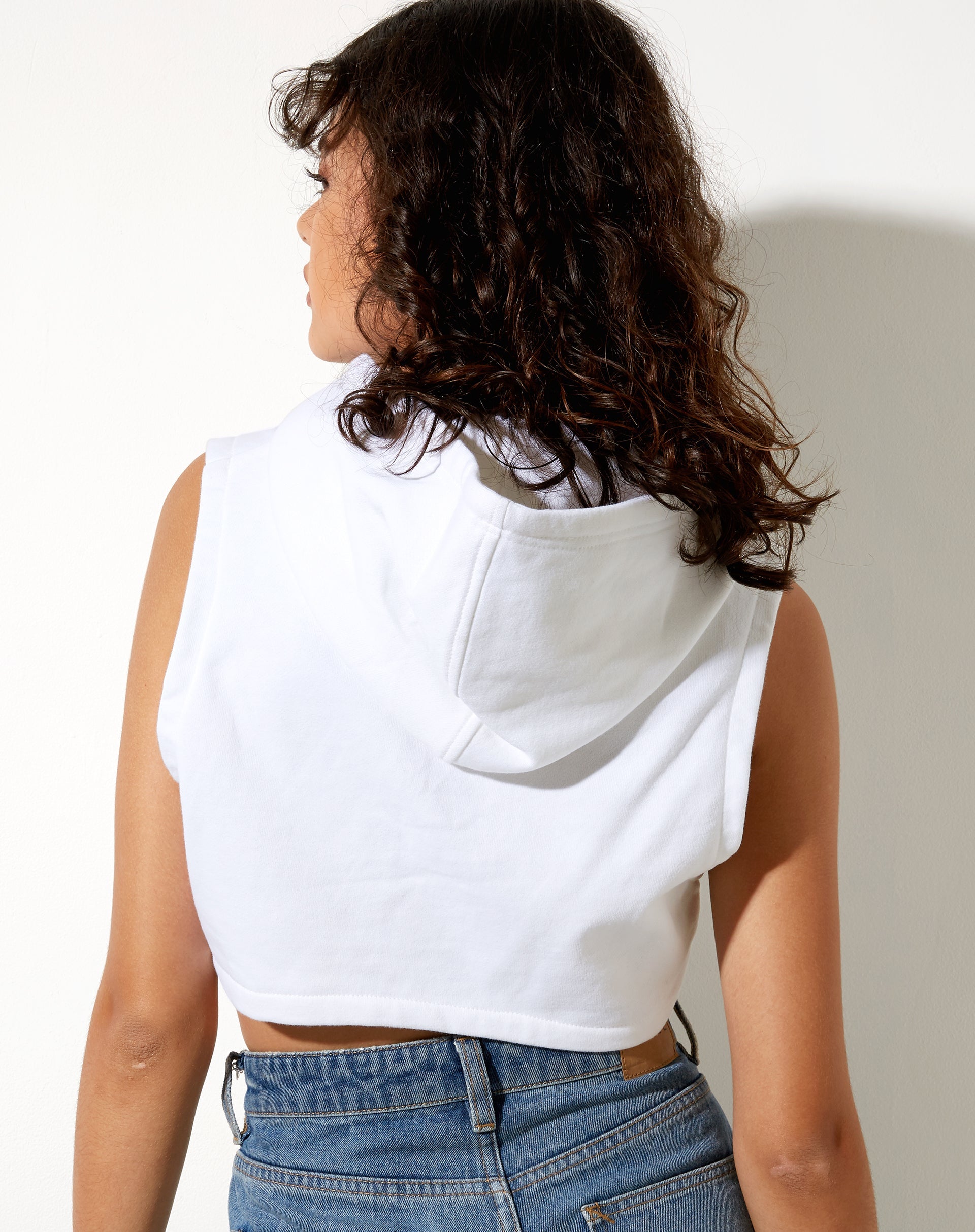 Image de Crodie Hoodie en blanc Pearl Sand Embro