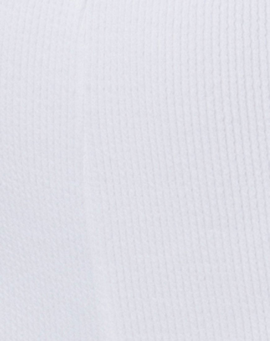 Image de Bike Short in Mini Rib White