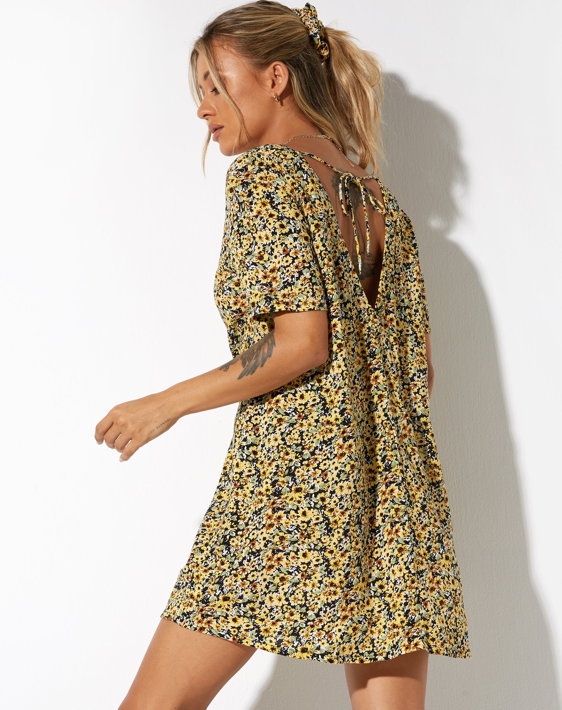 Image de la robe Crosena en Spring Ditsy Yellowa