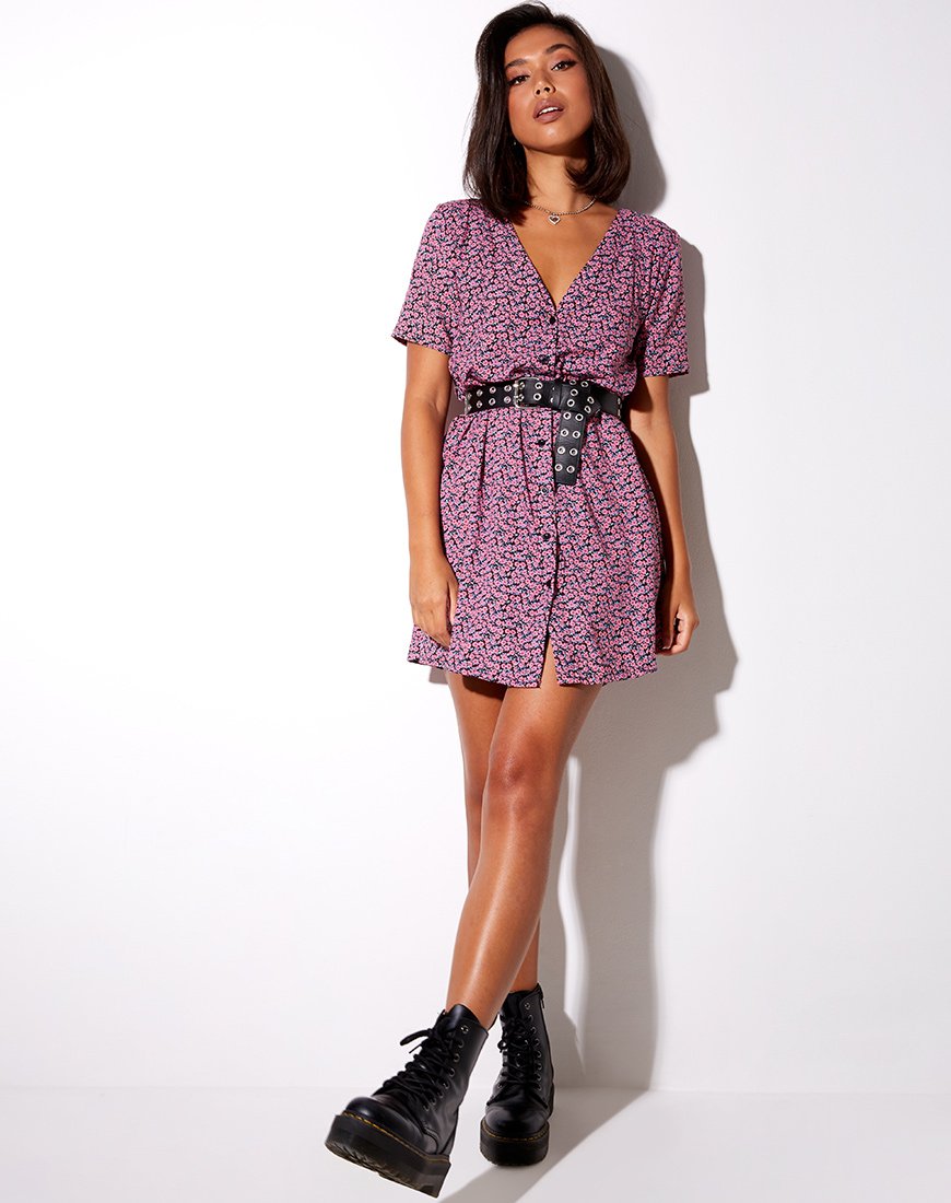 Image de Crosena Swing Dress in Floral Fun Pink