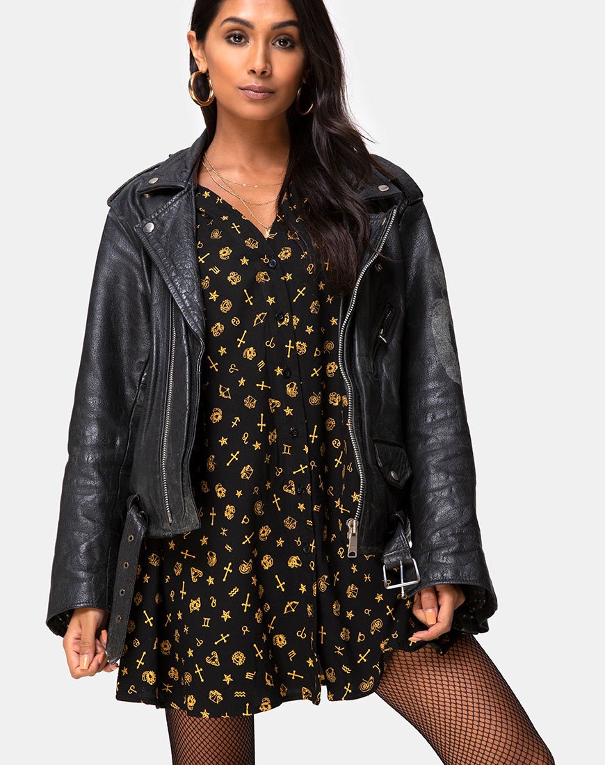 Image de Crosena Swing Dress in Mini Astro Black