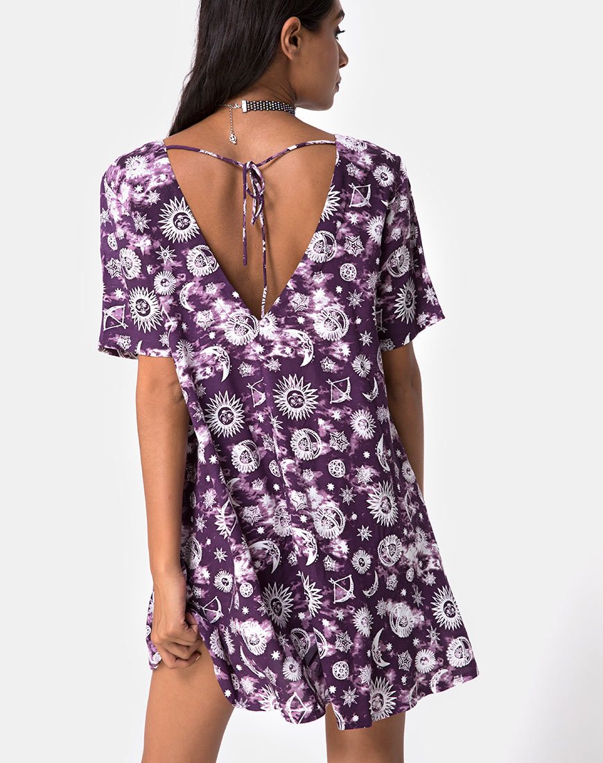 Image de Crosena Swing Dress in Purple Zodiac