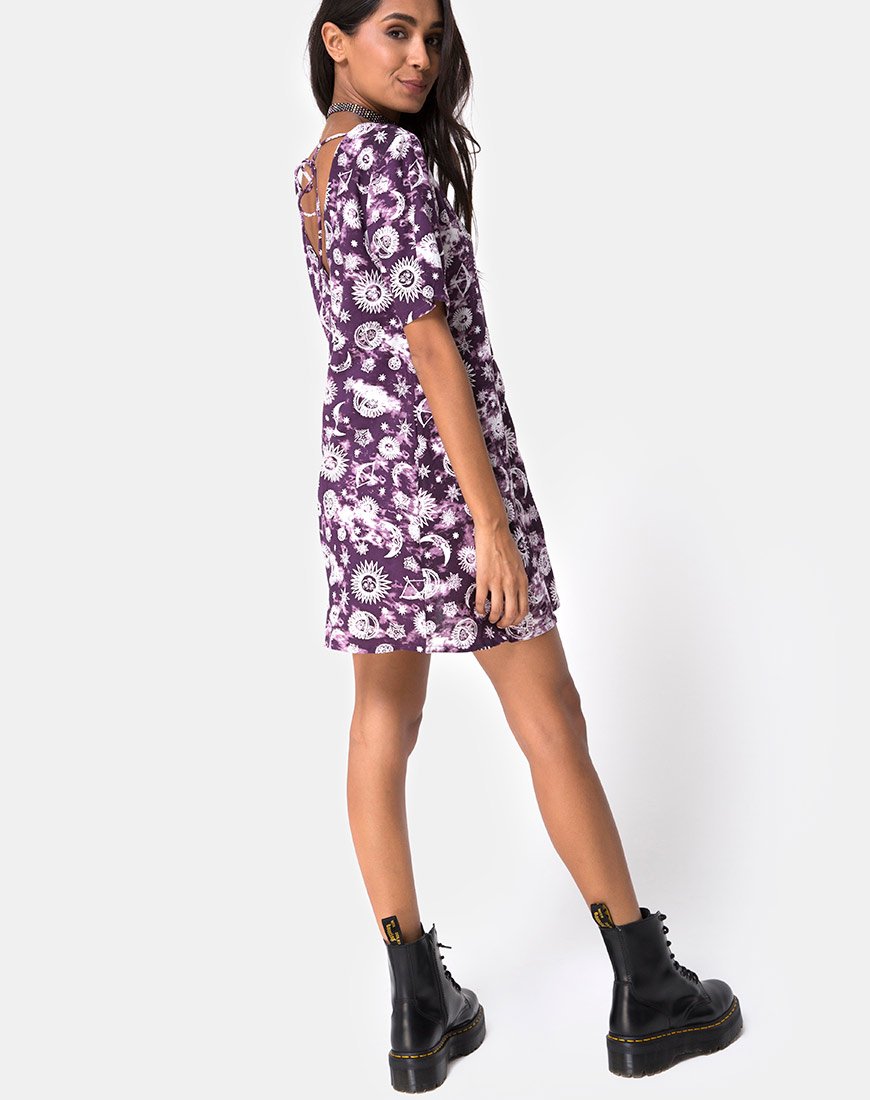 Image de Crosena Swing Dress in Purple Zodiac