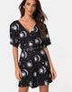 Image de Crosena Swing Dress in Sun Moon Stars BW
