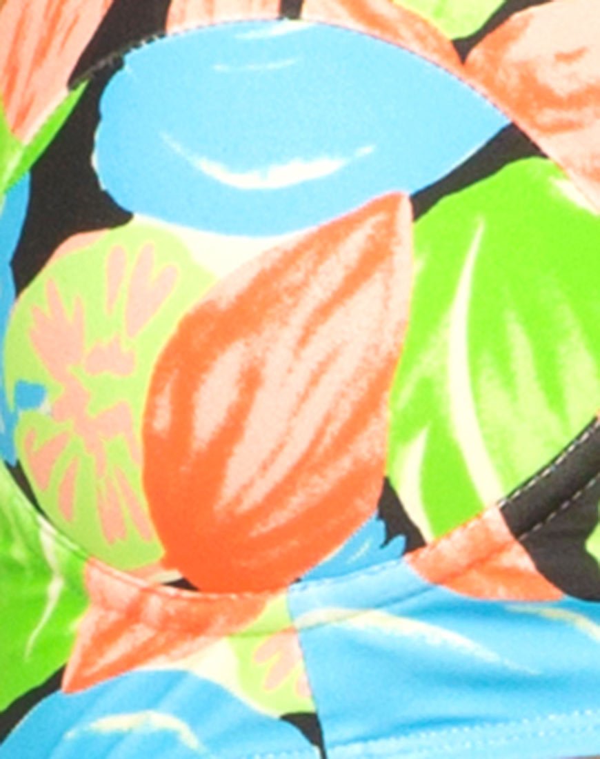 Image of Crystal Cut Out Bikini Bottom in Tropicana