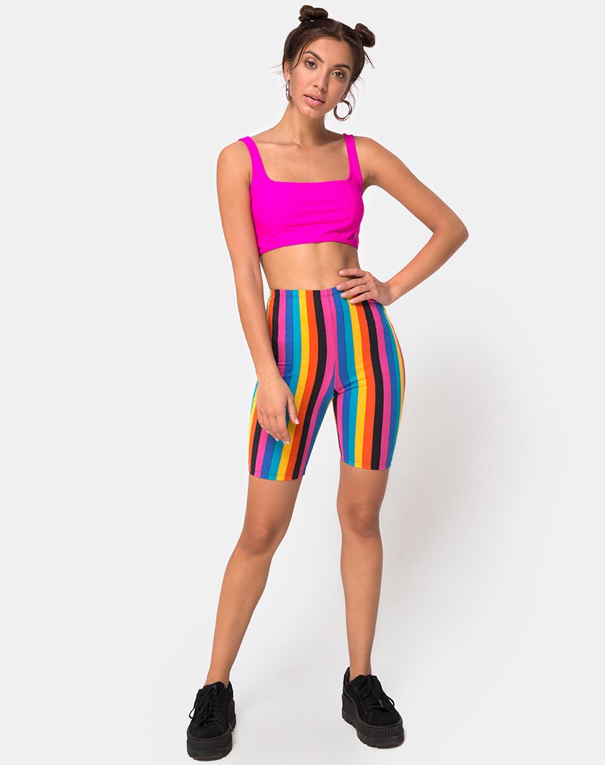 Image de Cycle Short in New Vertical Mixed Stripe