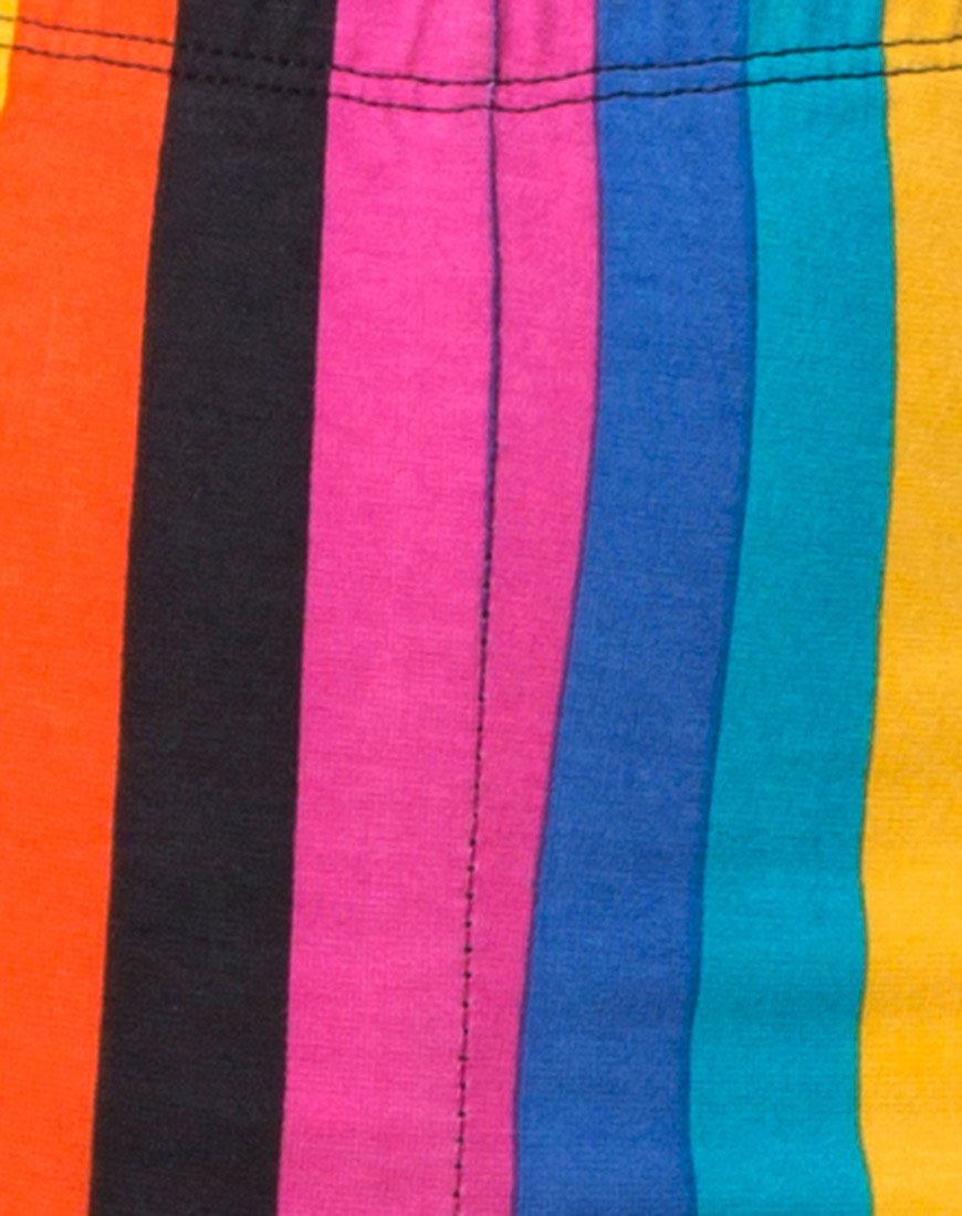 Image de Cycle Short in New Vertical Mixed Stripe