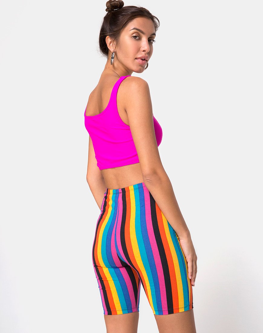 Image de Cycle Short in New Vertical Mixed Stripe