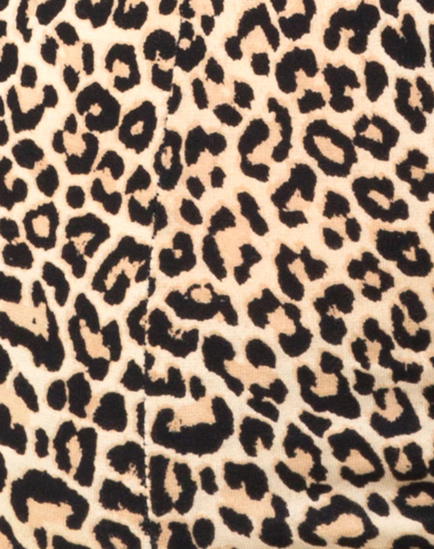 Image de Cycle Short in Rar Leopard Brown