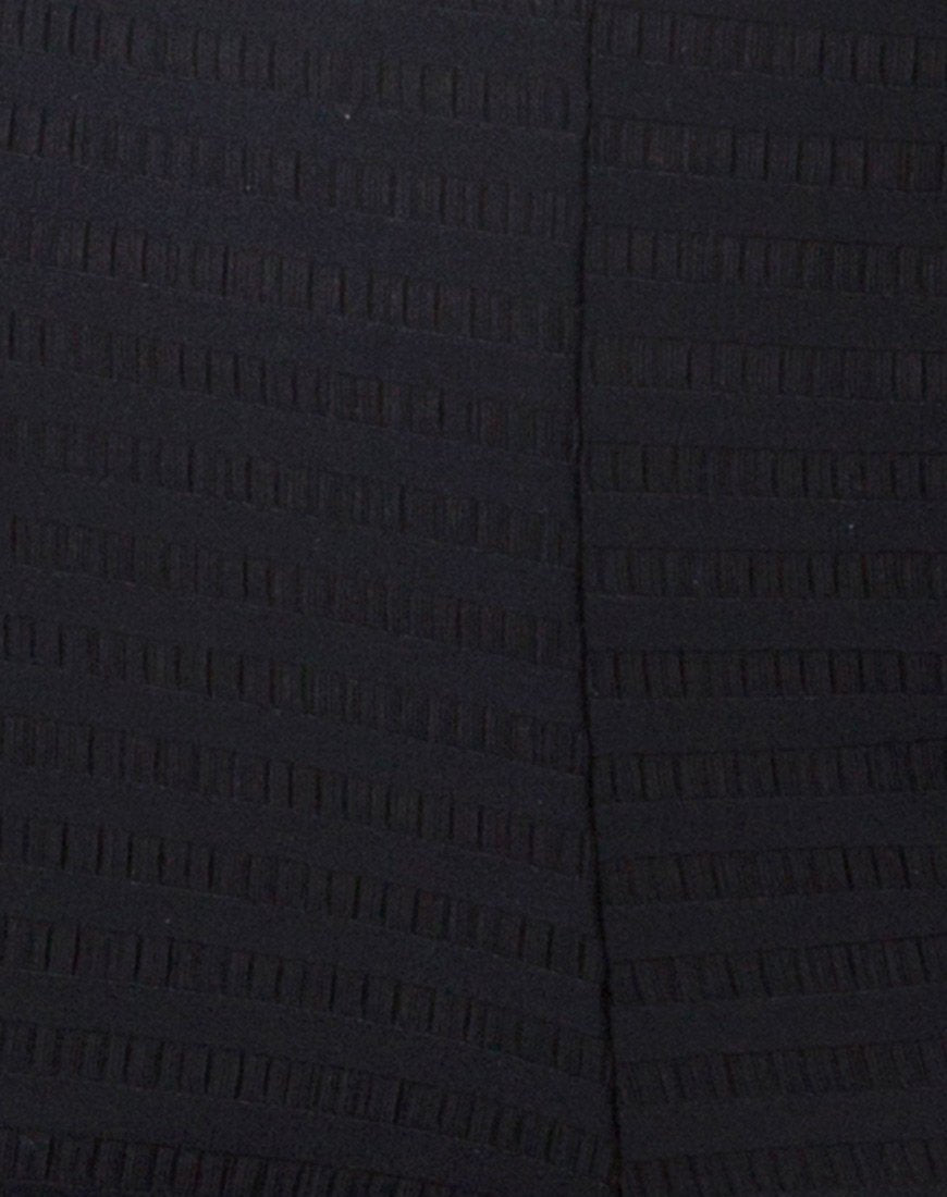 Image du short de vélo en noir à rayures horizontales