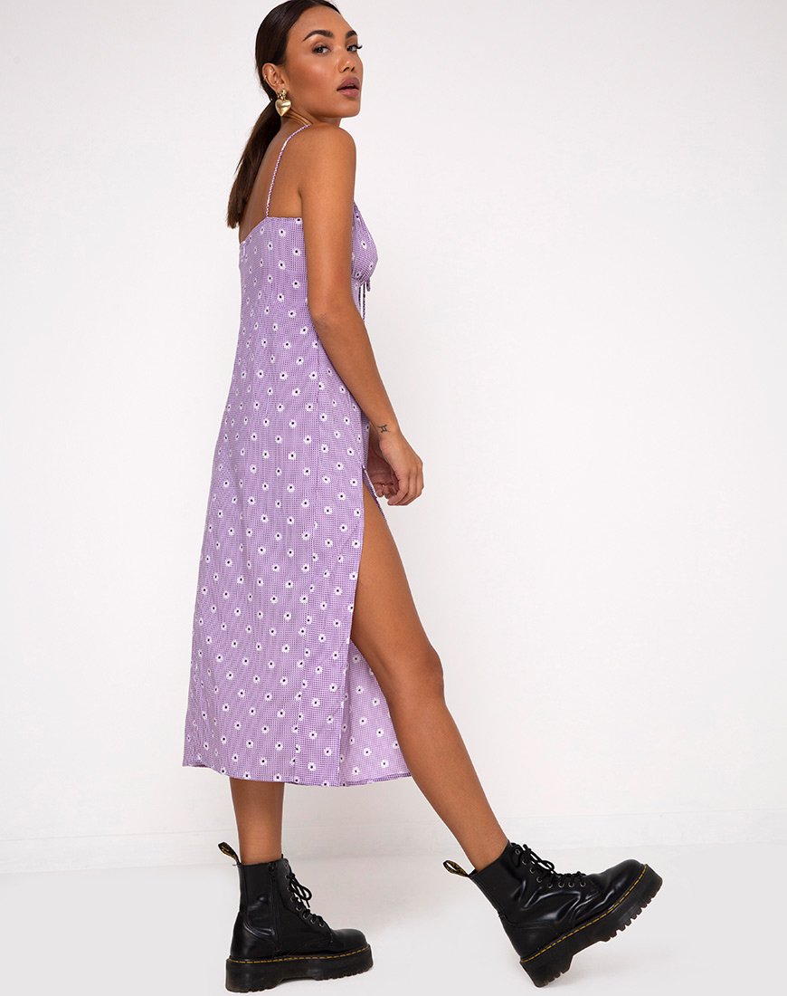 Robe midi Cypress, Daisy Field Lavender