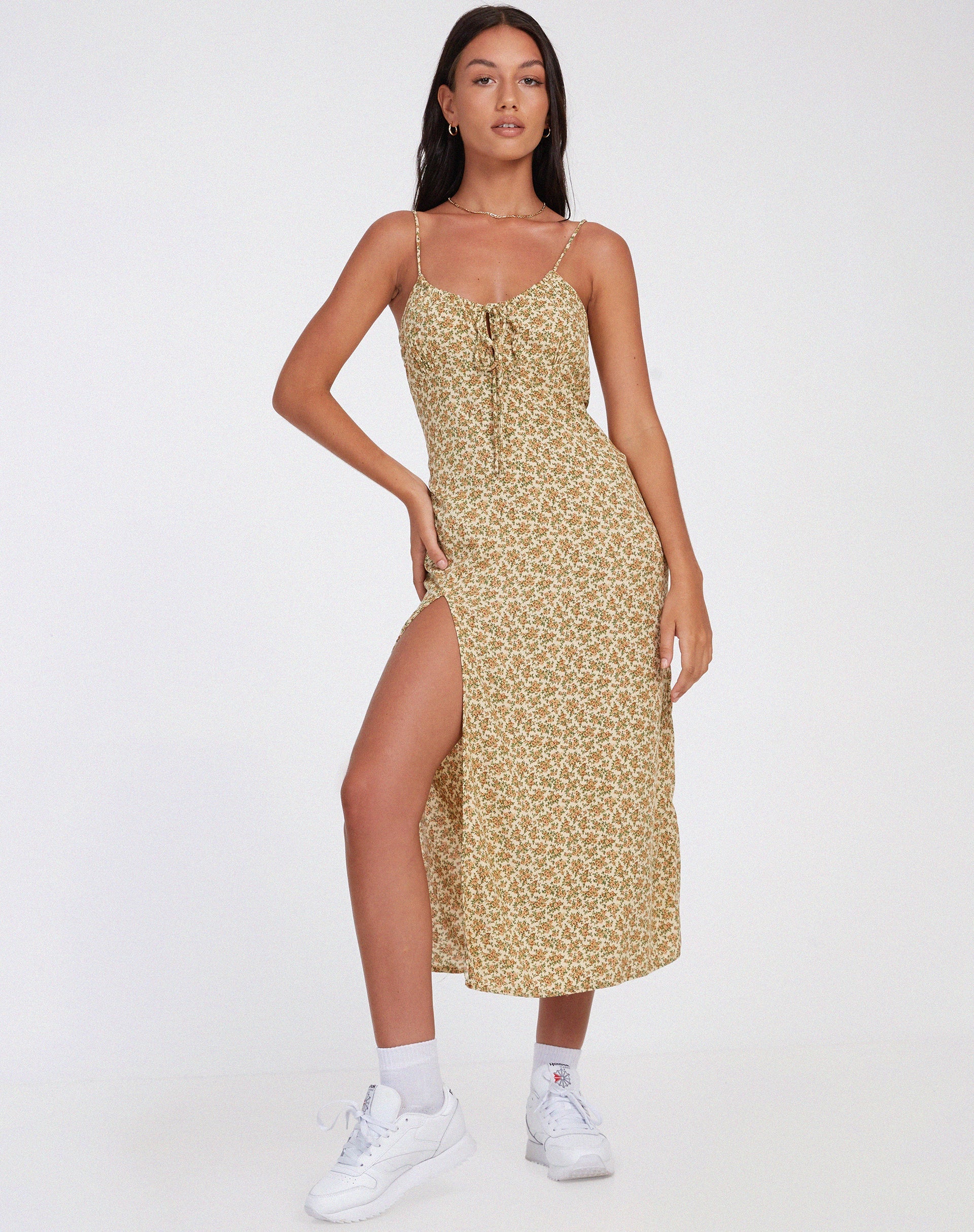 Image de Cypress Midi Dress in Washed Ditsy