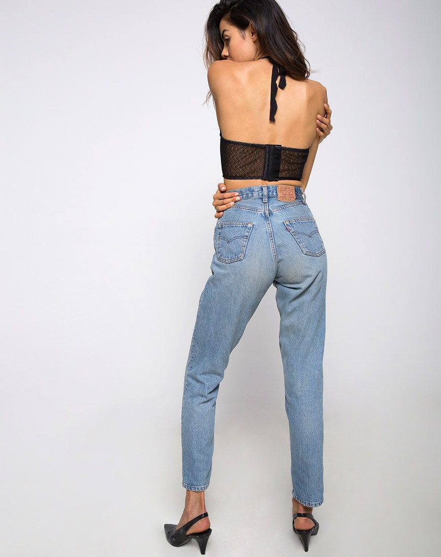 Image de Cyrilla Bralet en Lacey Knit Black