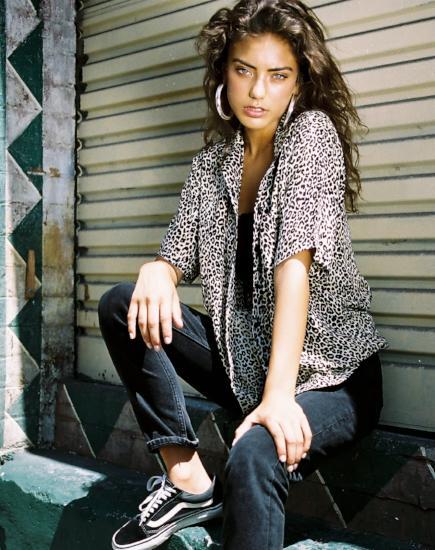 Image de la Chemise hawaïenne en Rar Leopard Brown
