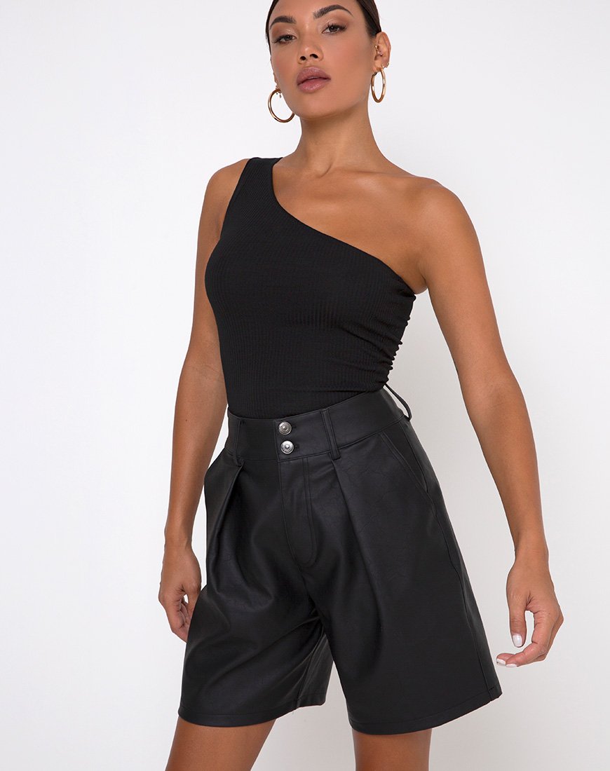 Image de Dab Short en PU Matte Black