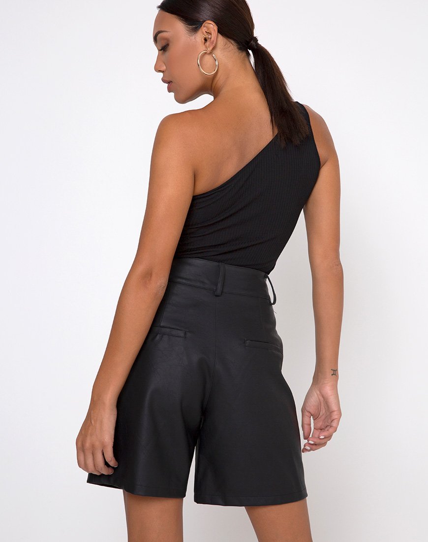 Image de Dab Short en PU Matte Black