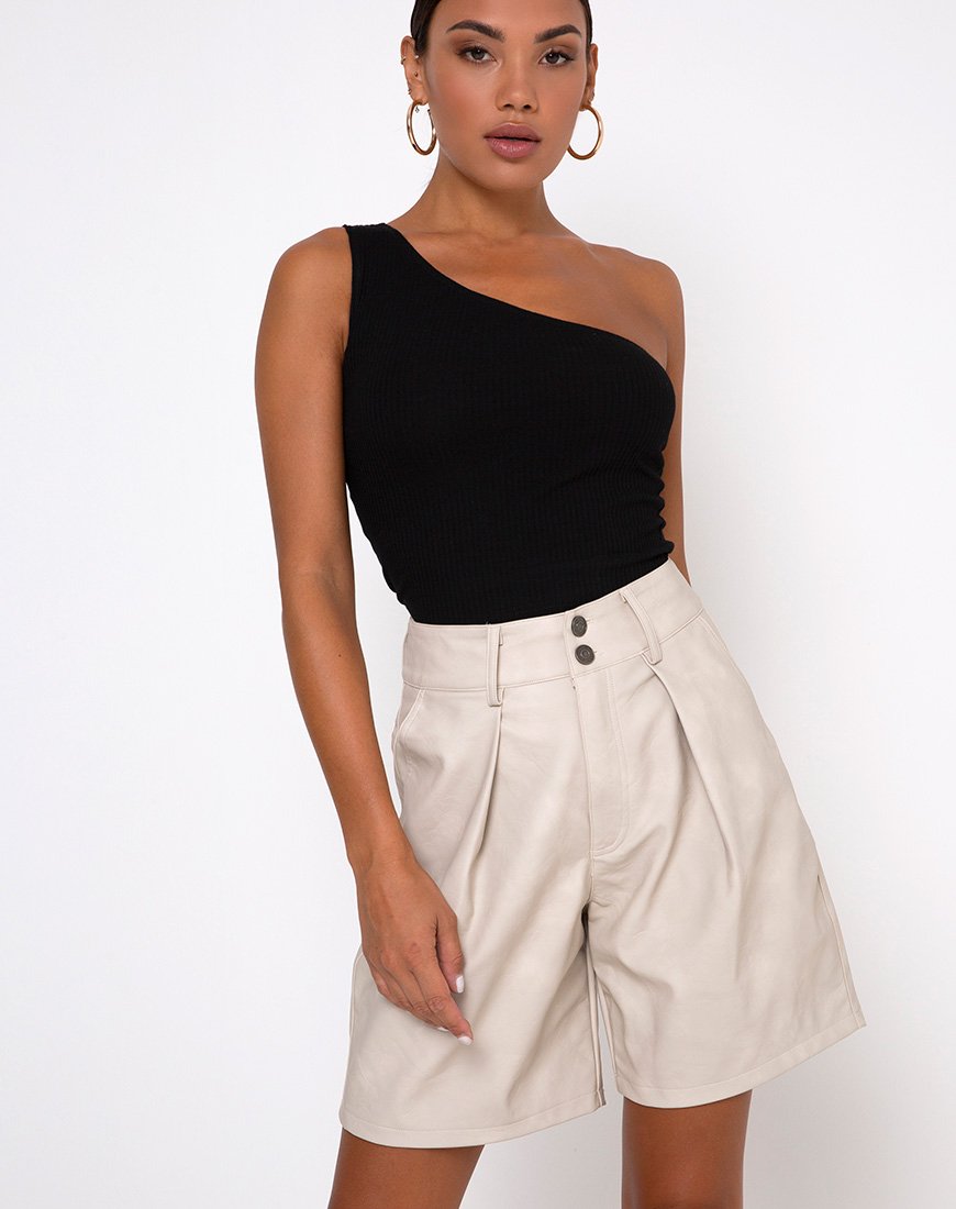 Short taille haute Dab en Pu Stone