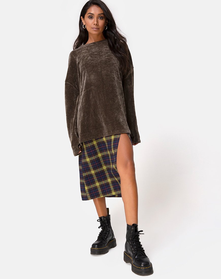 Image du pull-over pour papa en tricot kaki