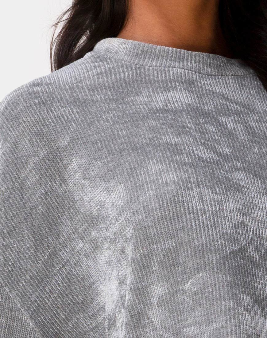 Image du pull-over pour papa en tricot argenté