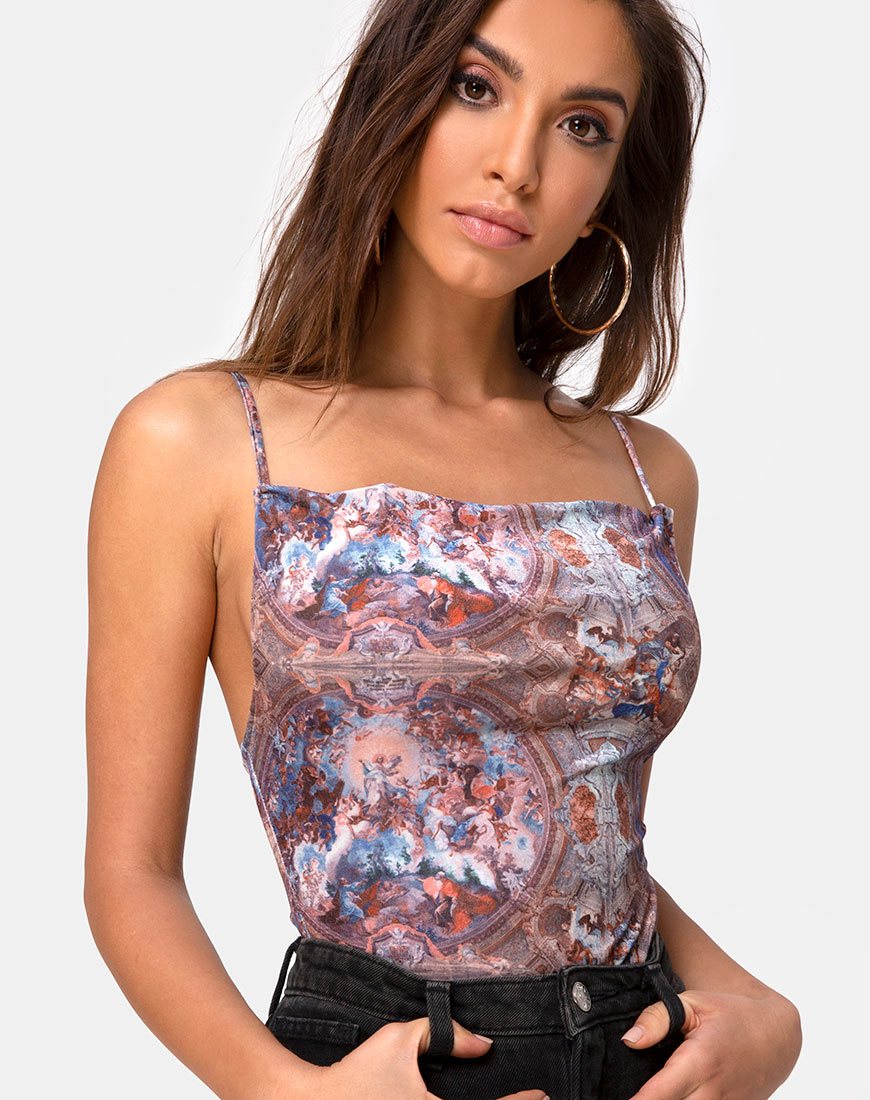 Image de Dais Bodice in Velvet Palace Print