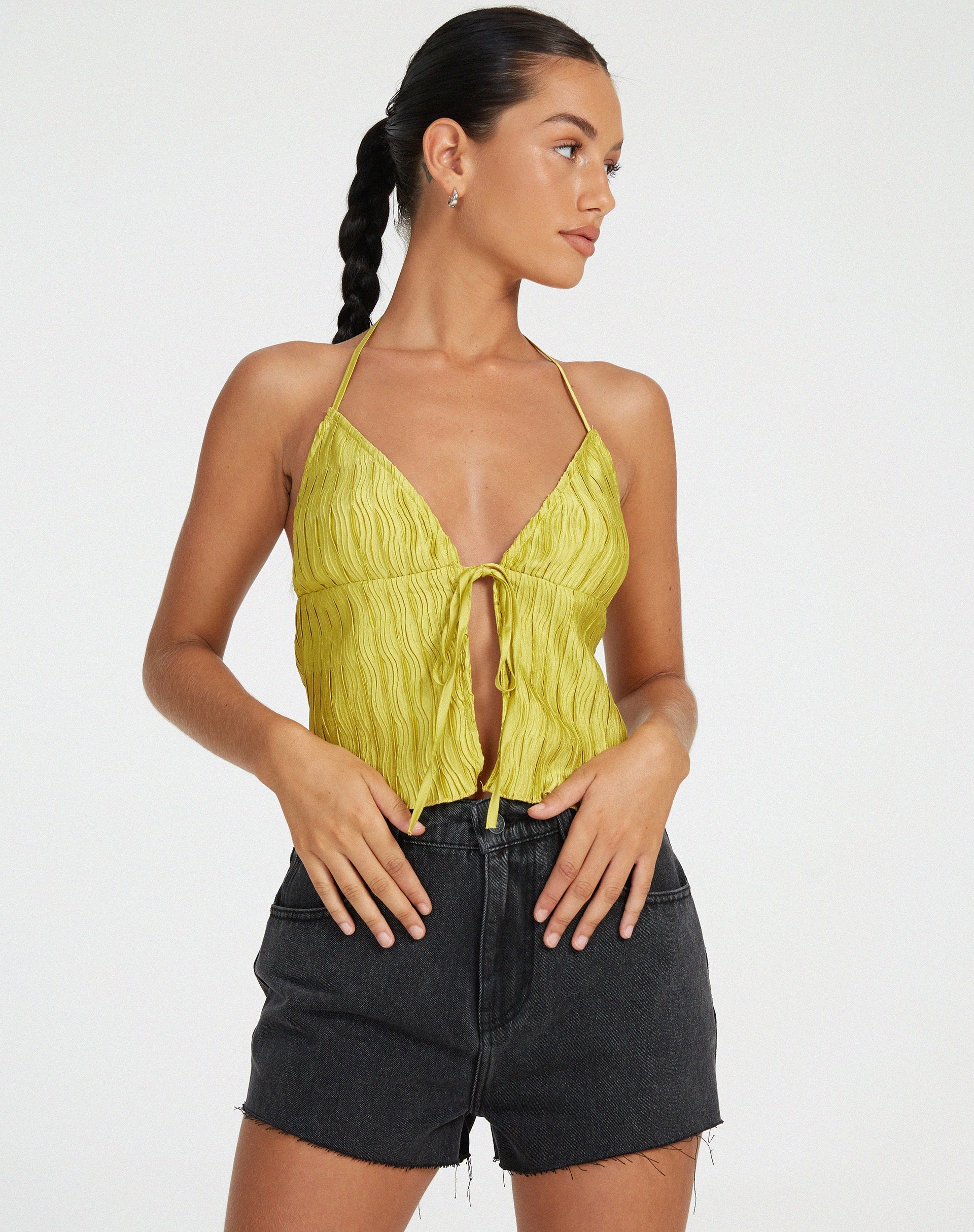 image de Dama Crop Top in Gold