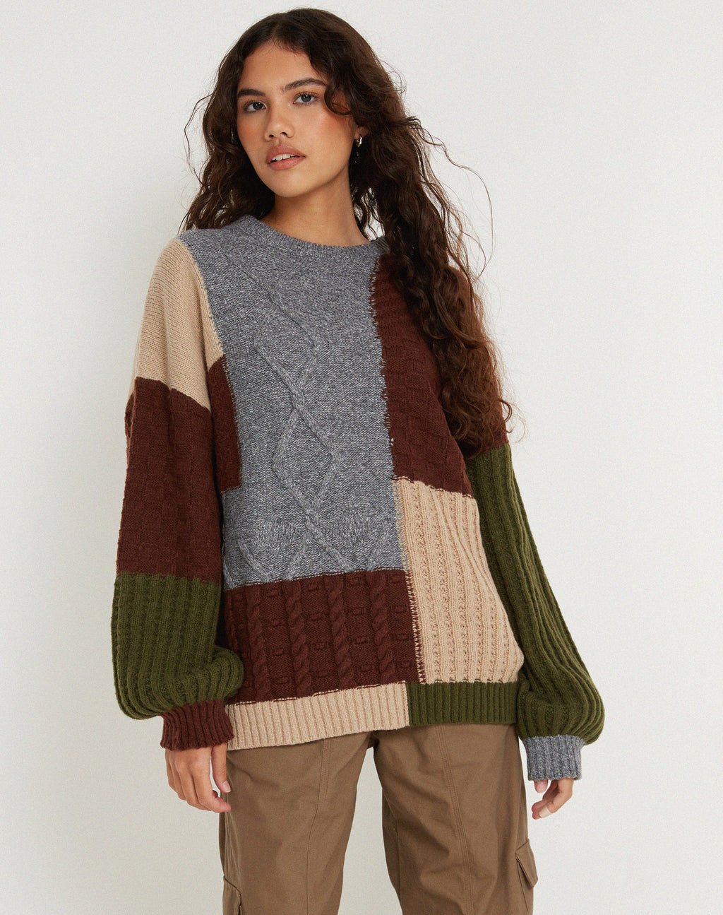 Pull Danar en patchwork