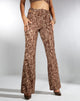 Image de marque de MOTEL X IRIS Sesaot pantalon flare en Animal Ripple Flock