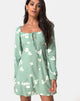 Image de la robe Danila Mono Flower Green