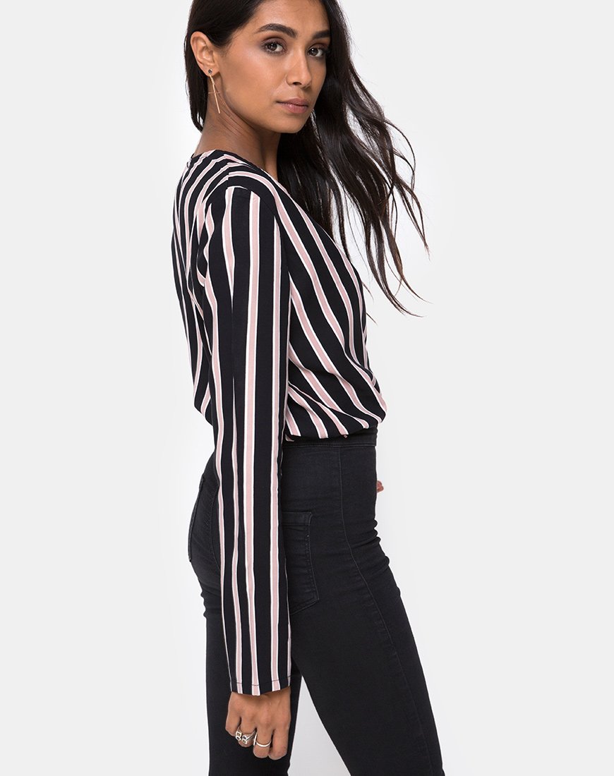 Image de Daris Bodice in Formal Stripe